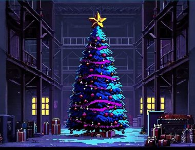 Warehouse Christmas Tree