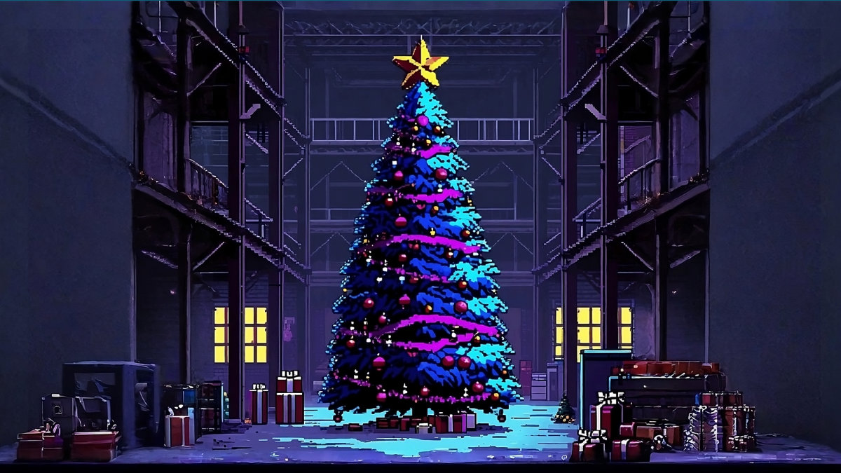 Warehouse Christmas Tree